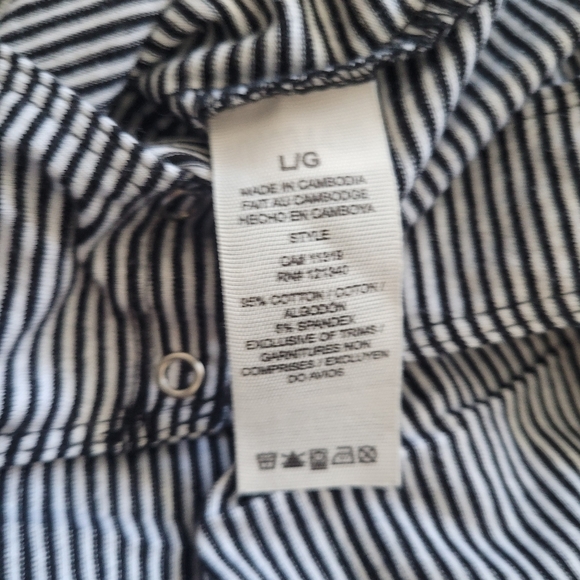 Striped long sleeve bodysuit - Picture 7 of 7